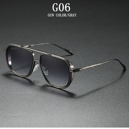 Fashion Sunglass Men Vintage Sunscreen Oversized Sunglasses Women Trendy Metal Glasses Gafas De Sol Hombre Lunette Soleil Femme
