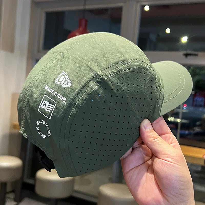 Summer Quick-drying Baseball Cap Women Thin Breathable Mesh Baseball Caps Men Outdoor Camping Leisure Sun Protection Hiking Hats