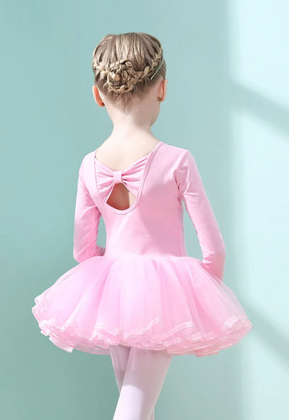 Children's Dance Costume Girl Dress Tutu Outfit Vestido Girls Clothes Ballet Leotard Robe Fille Summer Ballet Skirt Baby Dresses