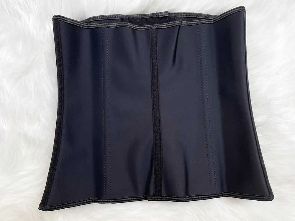 Fajas Colombians Latex Waist Trainer Cincher Long Torso Body Shapewear Women Slimming Belly Sheath Girdles Shaper 9 Steel Bones