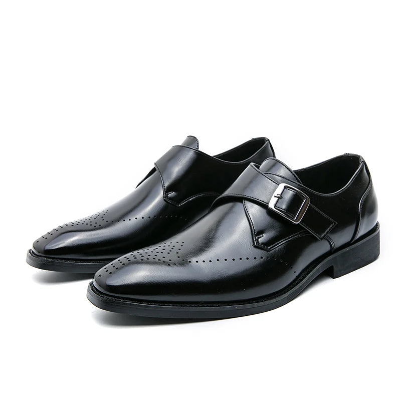 Leather Shoes For Man Loafers Casual Fashion Business Formal Shoes wedding Big Size Designer Shoes High Quality