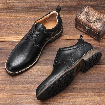 40-46 Size Men's Casual Leather Shoes Comfortable Fashion Brand 2025 Trendy Footwear