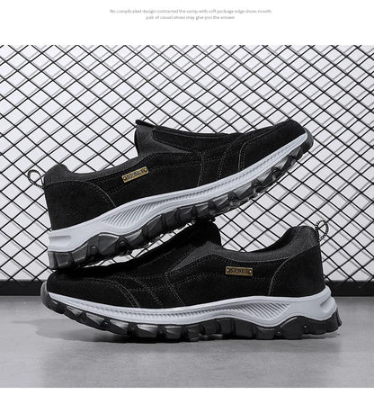 Outdoor Comprehensive Training Shoes Casual Men's Shoes Breathable Suede Leather Shoes Non-slip Walking Shoes Sports Shoes