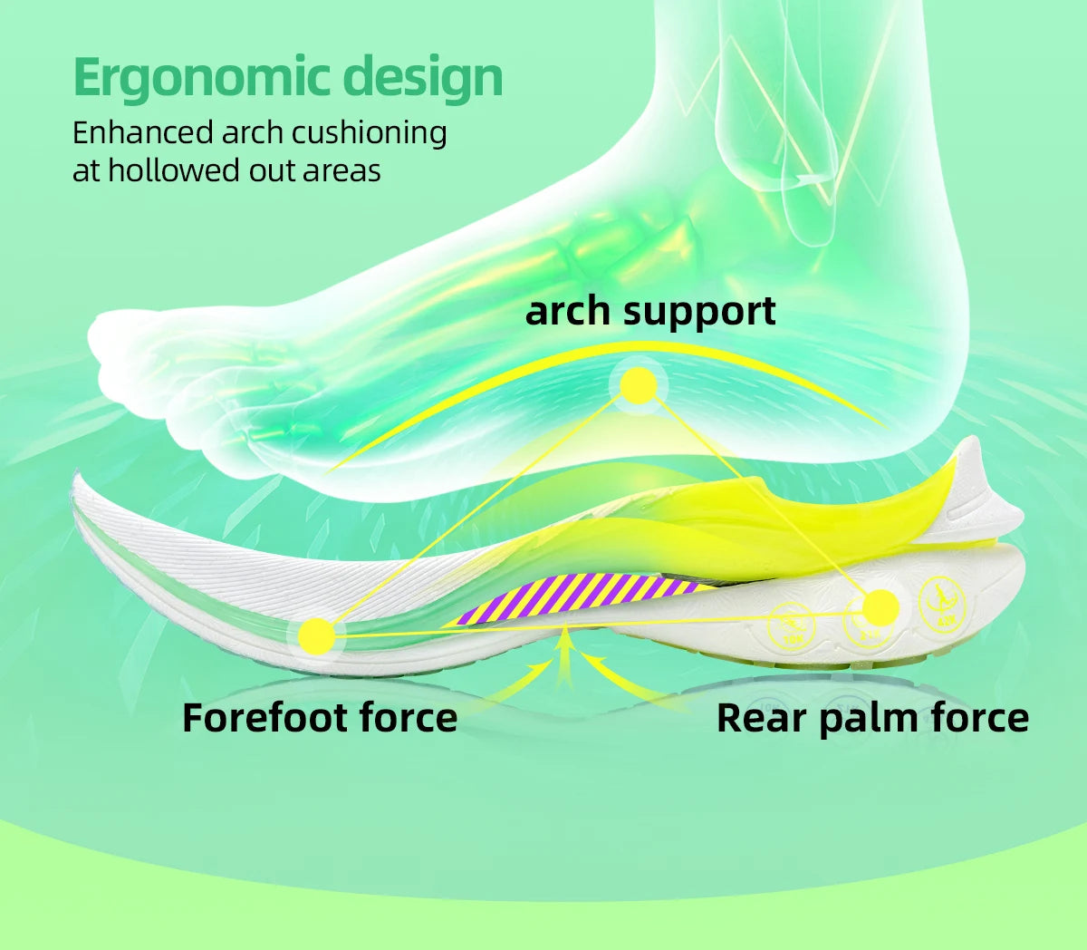 Pace Beam Marathon Running Shoes for Men Anti-slip Ultra-light Rebound Athletic Shoes Carbon Plate Sport Walking Sneakers