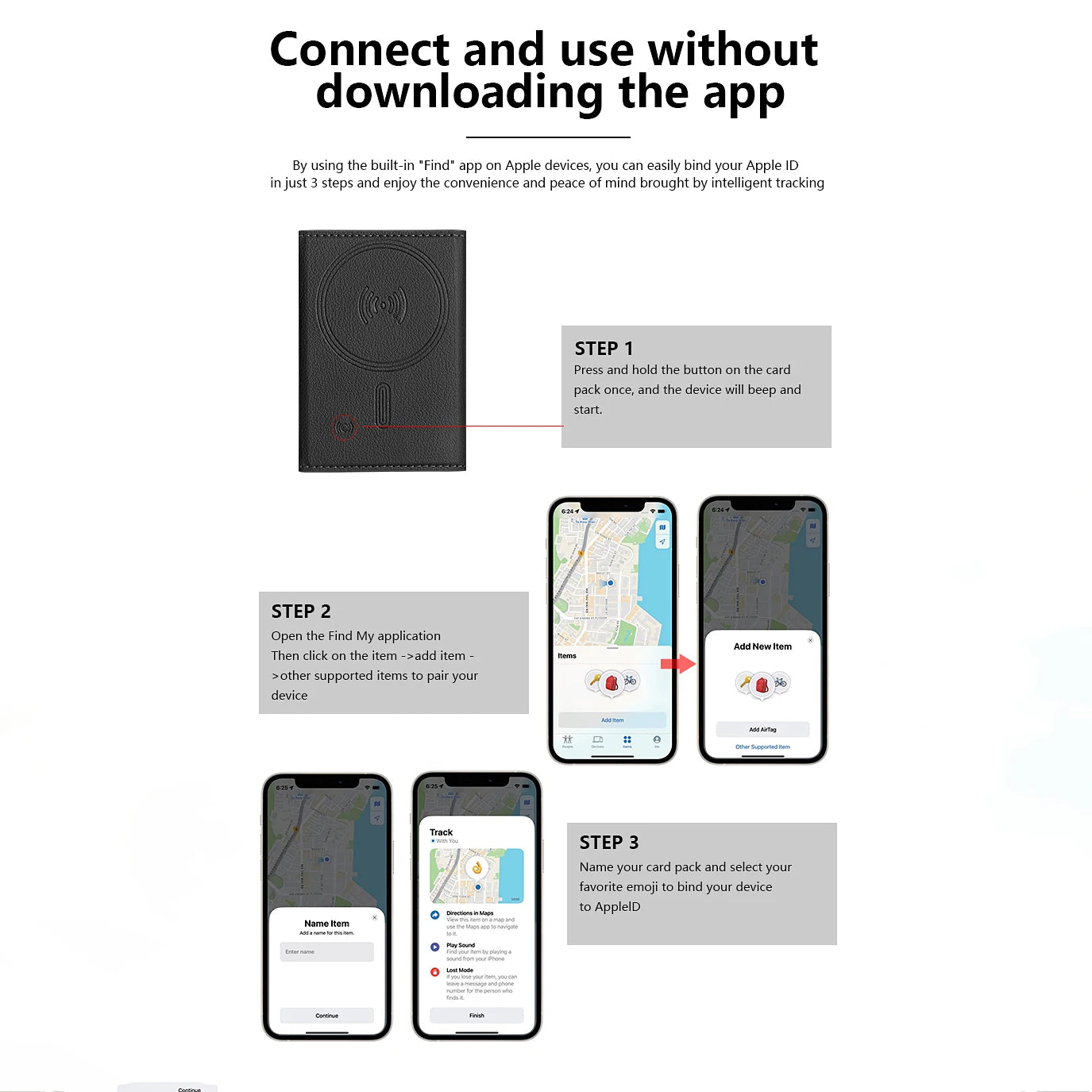 Luxury Leather Magnetic Storage Charge Wallet Bracket For iPhone 16 15 14 13 12 Pro Max Findmy Magsafe With Tracking Anti-theft