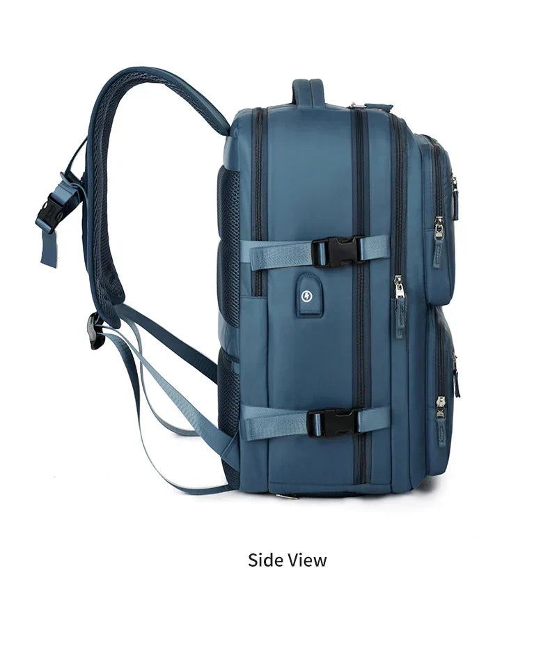 Large Travel Backpack for Women Men Cabin Bag Multifunctional Airplane Waterproof Backpack with USB Charging Anti-Theft Backpack