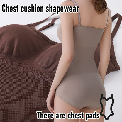 Shapewear Bodysuit for Tummy Control Women Hooks Crotch Body Shaper Stree Jumpsuit with Bras Abdomen Control
