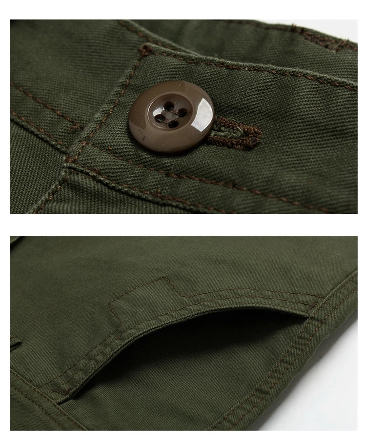 Winter Cargo Pant Men Straight Leg Fit Brushed Trouser Male Cotton Fleece Lined Warm Pocket Work Black Elegant Military Tactical