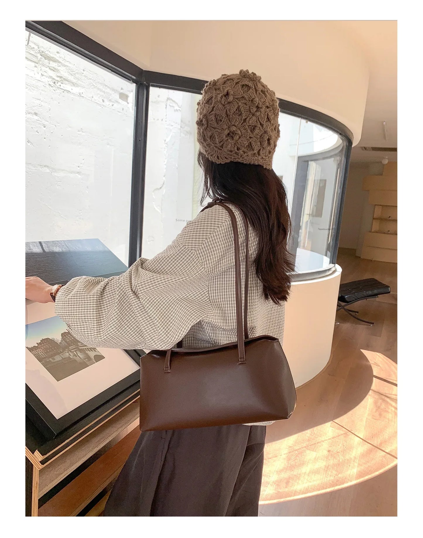 Casual High Quality Women Shoulder Bag Fashion Designer Bags for Women Handbags and Purses PU Leather Pillow Bag Shopper Tote