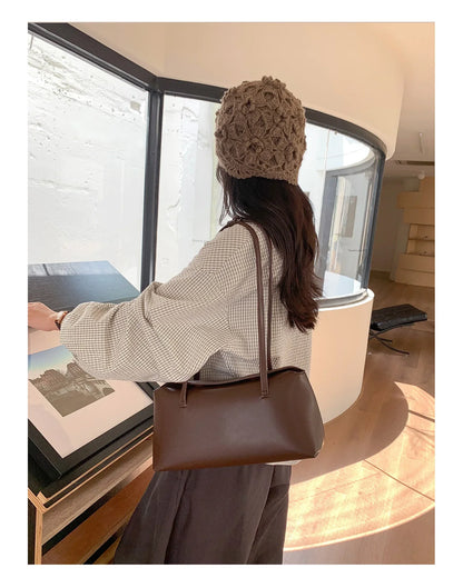 Casual High Quality Women Shoulder Bag Fashion Designer Bags for Women Handbags and Purses PU Leather Pillow Bag Shopper Tote