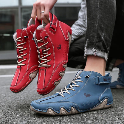Outdoor Hiking Shoes with Wear-resistant High Top Design Sports Shoes with Comfortable Foot Feel Casual Life 2025 White Boots