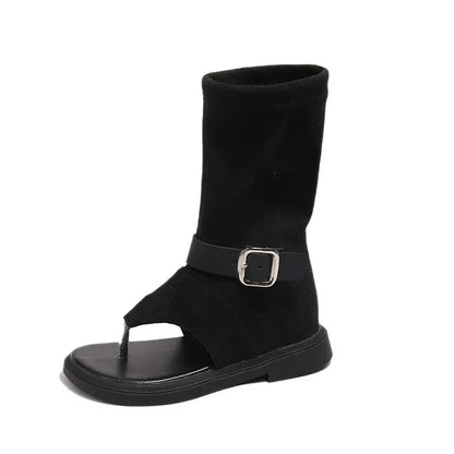 Children Casual Sandals for Girls 2025 Summer New Fashion Korean Style Soft Bottom Anti-slippery Versatile Trend Cool Flip Flops