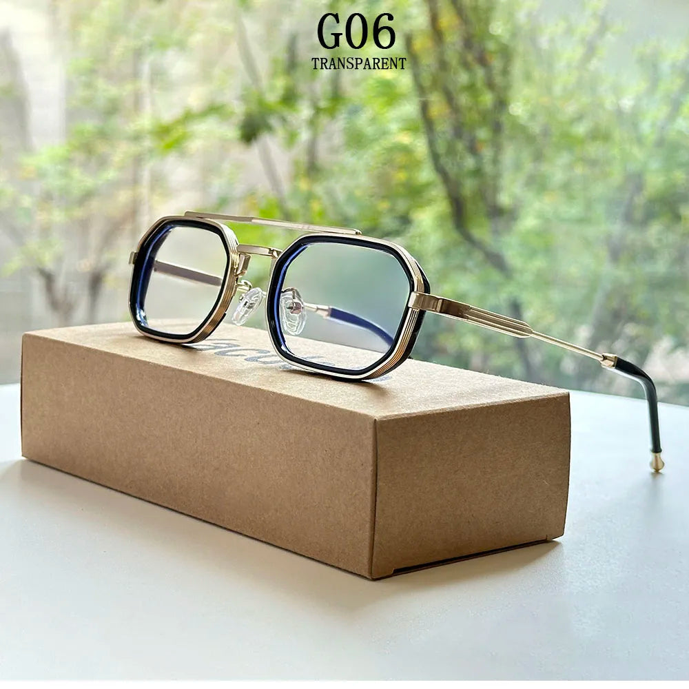 2026 Square Sunglass Men Vintage Fashion Glasses Steampunk Sunglasses Women Trendy Gafas De Sol Hombre Luxe Lunette Soleil Femme