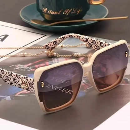 Fashion Polarized Sunglasses Internet Celebrity Sunglasses 2025 New Ins Spice Girl Style Premium Women's Sunglasses