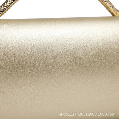 Luxury Designer Women's Dinner Bag with Metal Top Handle Single Shoulder Bag And Wallet for Wedding Cosmetics 2025 New Model