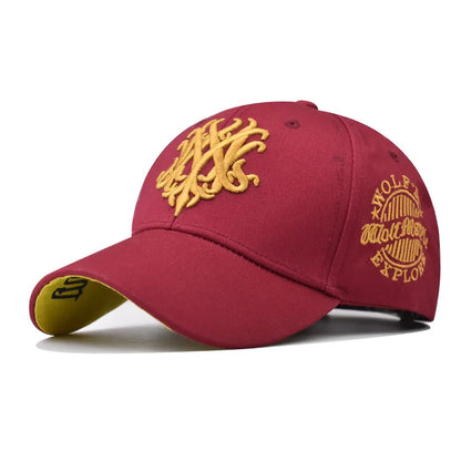 Fashion Baseball Caps Snapback Hats Men Women Adjustable 3D Totem Embroidery Hip Hop Hats Summer Outdoor Casual Sun Visors Caps