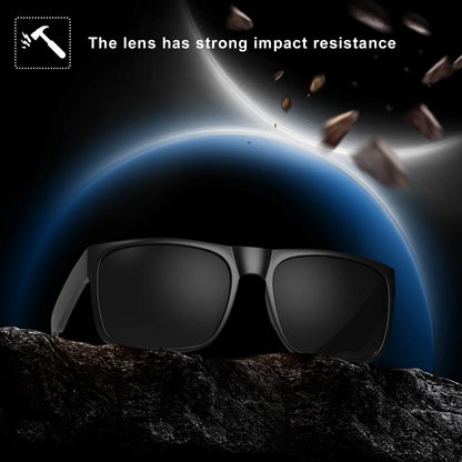 XL Extra Large Glasses Super Dark Black Sunglasses for Big Wide Head Men Square Sun Glasses 149mm W8004