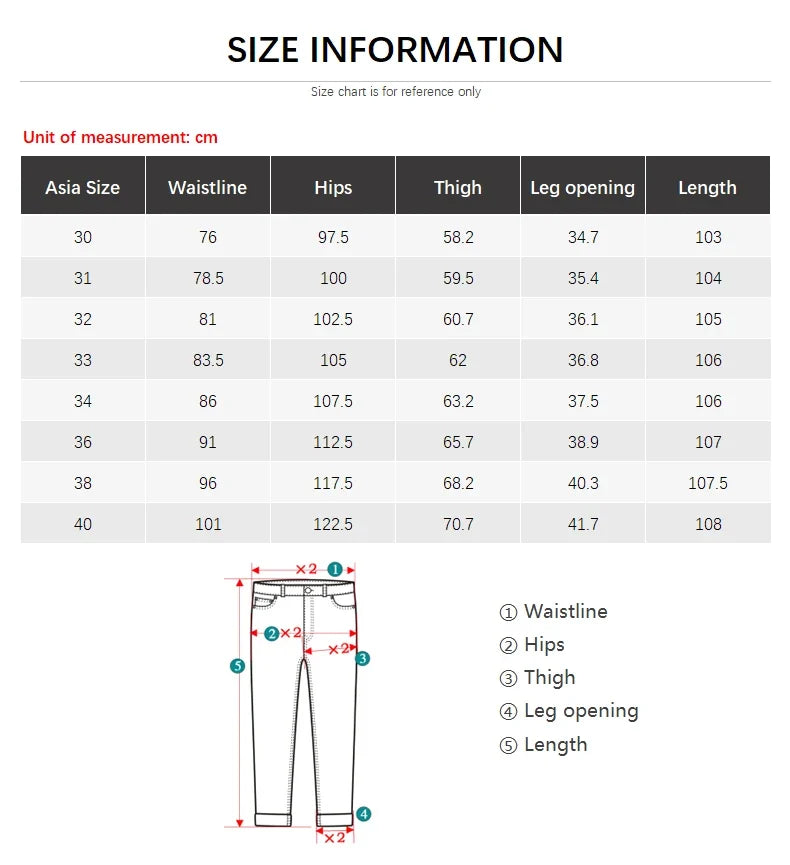 2025 Fall New Men's Cotton Stretch Slim Jeans Straight Version Business Fashion Denim Pants Vintage Blue Brand Trousers Black