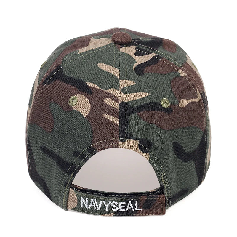 Unisex Seal Assault Team Embroidery Baseball Caps Spring and Autumn Outdoor Adjustable Casual Hats Sunscreen Hat