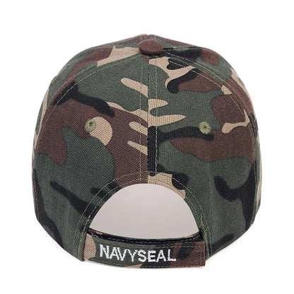 Unisex Seal Assault Team Embroidery Baseball Caps Spring and Autumn Outdoor Adjustable Casual Hats Sunscreen Hat