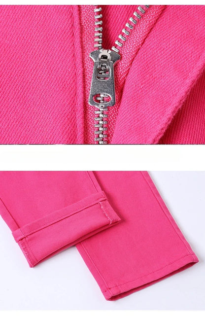 New Autumn Stretch Jeans Men's Clothing Slim Fashion Comfortable Hip-hop High Streetwear Male Elasticity Denim Trousers
