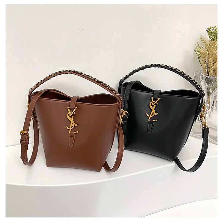 2026 Summer New! Light - Luxury Women's Bucket Bag - High - End Niche Design, Stylish Shoulder Messenger for All Occasions