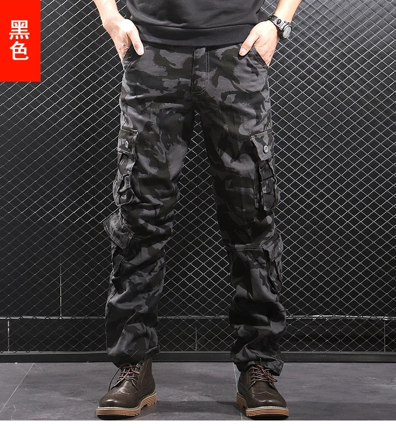 Men's Cargo Pants Men Camouflage Sweatpants Amazon Joggers  Sports Joggers Loose Fit Streetwear Male Hiking Pants