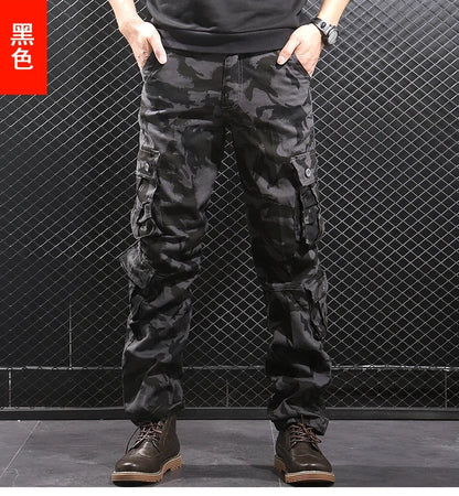 Men's Cargo Pants Men Camouflage Sweatpants Amazon Joggers  Sports Joggers Loose Fit Streetwear Male Hiking Pants