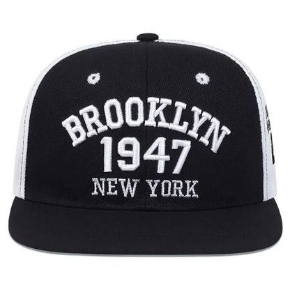 Unisex BROOKLYN 1947 Embroidery Hip-hop Hats Outdoor Adjustable Casual Baseball Caps Sunscreen Hat