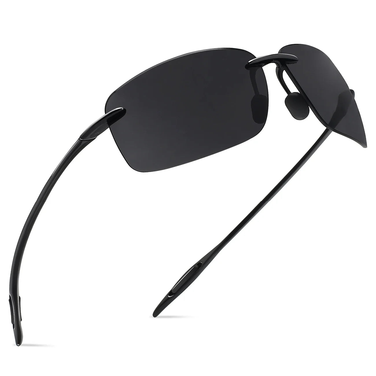 Sports Sunglasses for Men Women Tr90 Rimless Frame for Running Fishing Golf Driving MJ8009