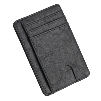 Blocking Wallet Business Card Cover for Case Super Thin Men Leather Credit Card Holder Card Travel Wallet Minimalist Wallet