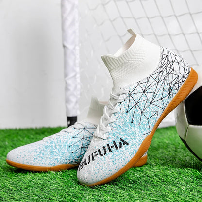 Men Soccer Shoes TF High-quality Breathable Unisex Football Boots Professional Sneakers Ultralight Match Hot Sale Women Match