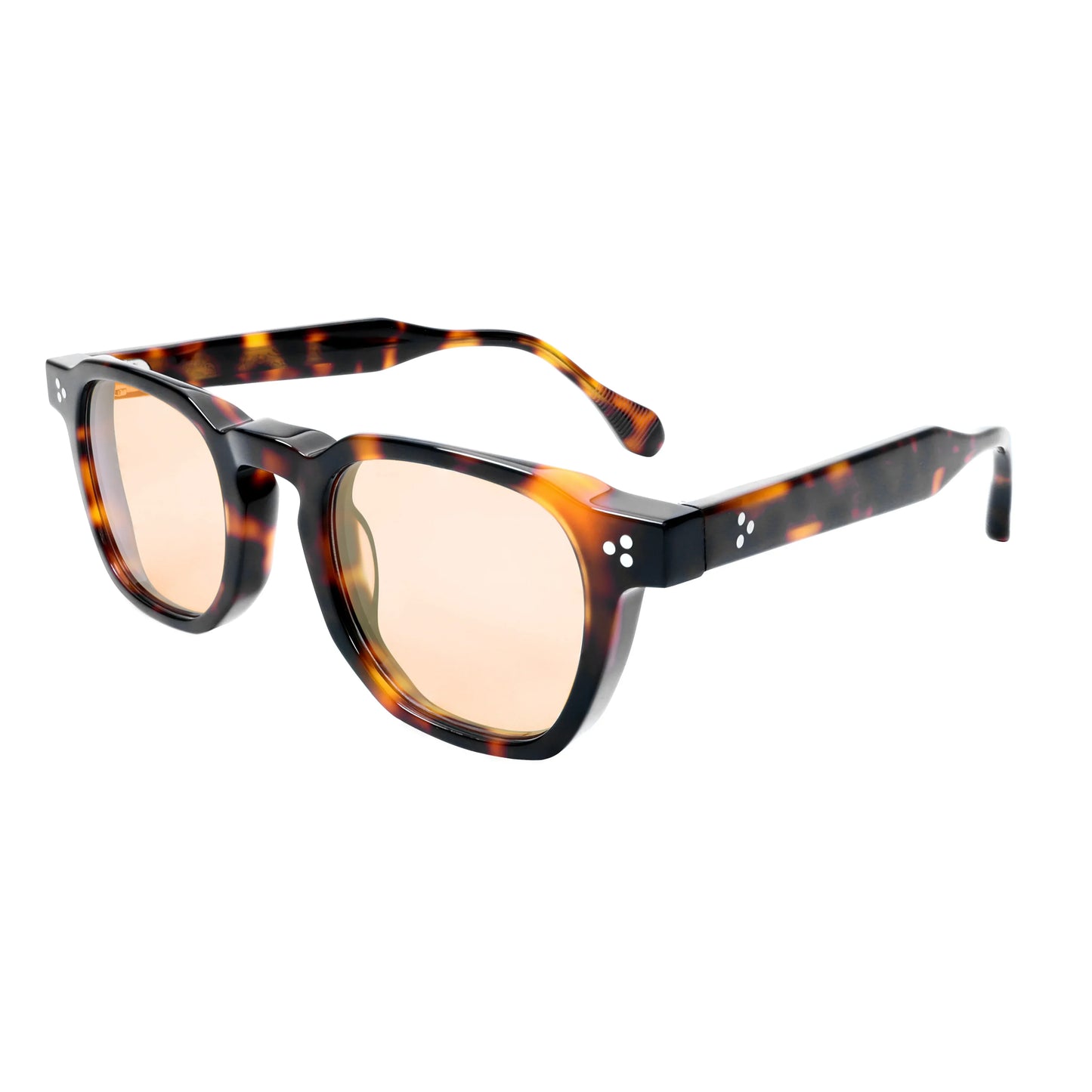 Polarized Sunglasses Unisex Thick Acetate  Frame UV400 Protection Outdoor Driving Daily Wear Lightweight Anti Scratch