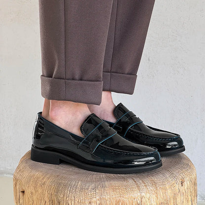 2025New Men Casual Oxford Shoes Genuine Leather Business Tooling Shoes Comfy High Quality Outdoor Antiskid Loafers Walking Shoes