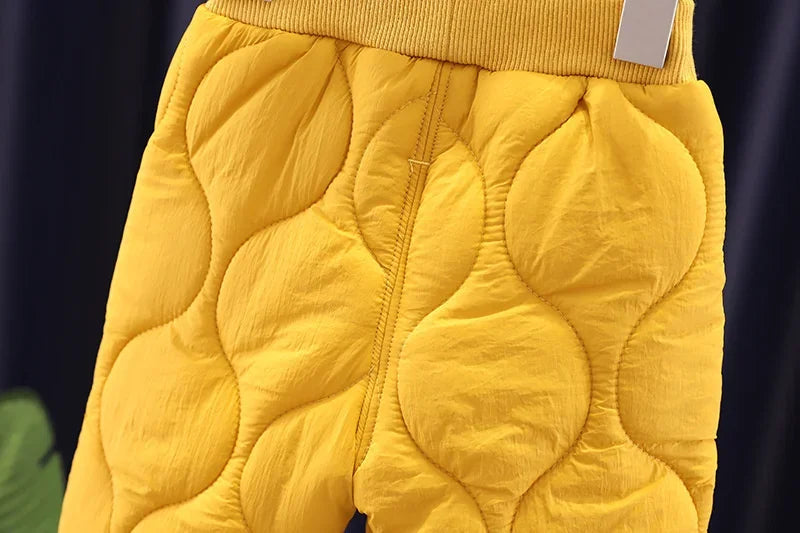 New Winter Baby Clothes Set Children Boys Thick Cotton Jacket Pants 2Pcs/Sets Infant Girls Clothing Toddler Coat Kids Tracksuits
