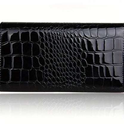 Patent leather women's clutch bag Large capacity clutch bag chain clutch bag Single shoulder straddle bag