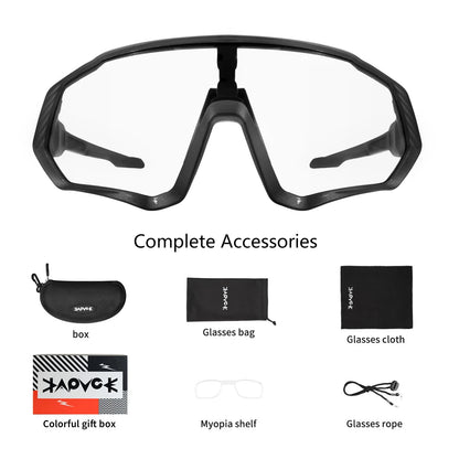 Photochromic Sports cycling Glasses for Men Women MTB Mountain Road Bicycle Eyewear Cycling Sunglasses Oculos Ciclismo