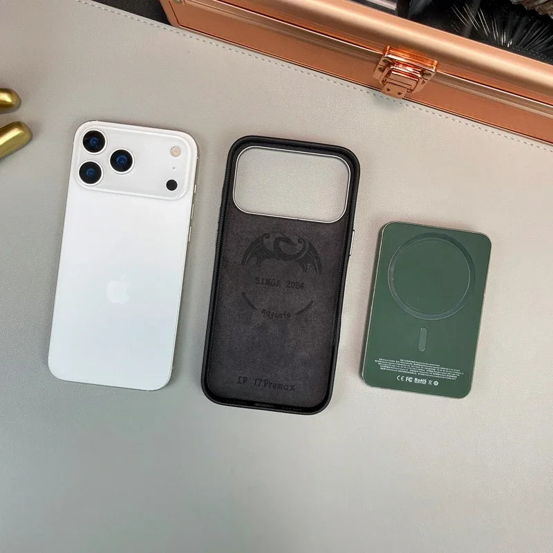 Original Technology Woven with Camera Control Button Magnetic Case for IPhone 17 16 15 14 13 Pro Max Air Wireless Charge Cover