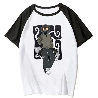 Creepypasta top women funny t shirt female harajuku designer clothes