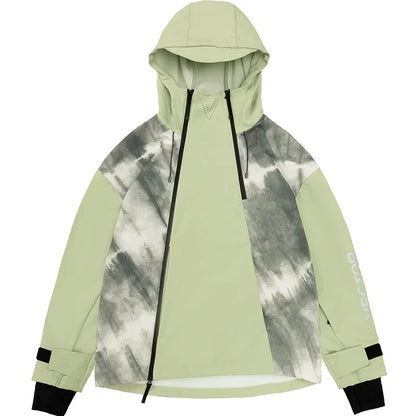 Men and Women Splicing Skiing Skiing Top Waterproof Windproof Warm Durable Indoor and Outdoor Skiing Snowboard Jacket