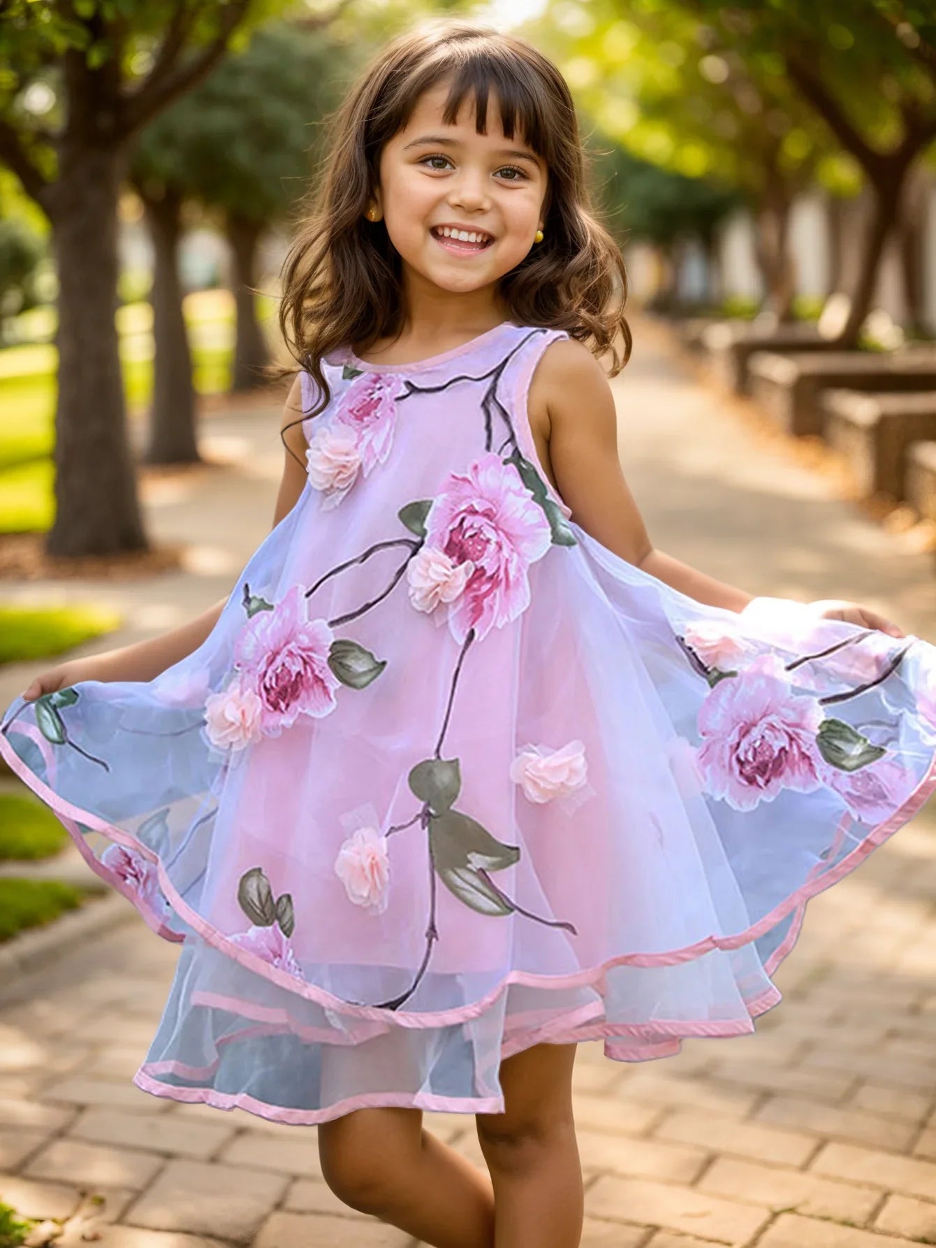 Summer Girls Flower Dress Kids Girl Beach Dresses Chiffon Kids Dresses Floral Teenager Girls Clothes 6 8 10 12 14 Year