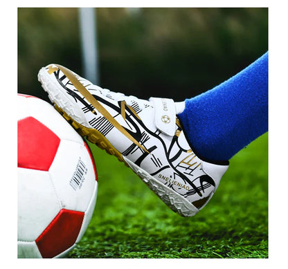 Hot TF/AG Kids Football Shoes Original Child Soccer Shoes Indoor Training Football Field Boots Children‘s Soccer Cleats Sneaker