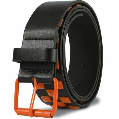 Ladies' inlaid belt, suitable for punk, street, and retro styles, can be paired with hard items such as leather jackets
