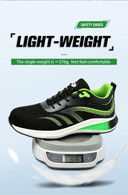 iron toe safety shoes for men women good quality work shoes with protection puncture proof working sneakers with metal toe boots