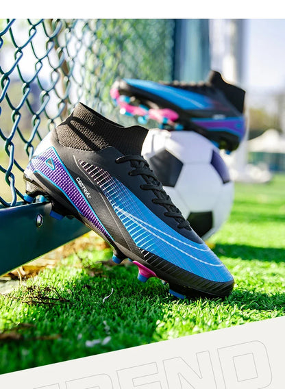 New Men Soccer Shoes Cleats Football Boots Professional Women Unisex Ultralight Match Grass Futsal High-quality TF/FG Sneakers