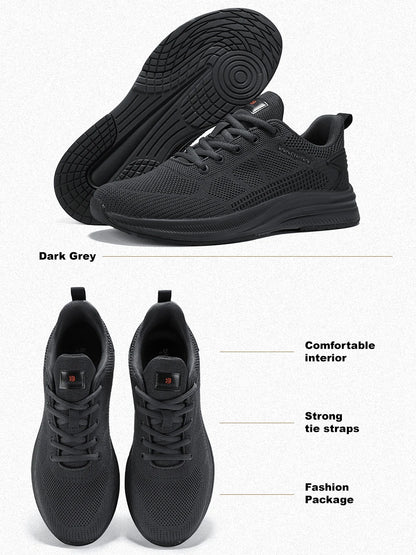 Men Running Shoes Brand Male Designer Mesh Casual Sneakers Lightweight Lace-Up New Male Outdoor Sports Tennis Shoe