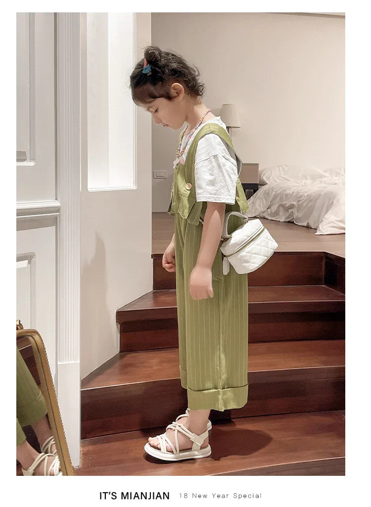 Girls Sandals Kids Sandals for Girls 2024 Summer Brand Children Beach Shoes Princess Sweet Gladiator Sandals Open Toes Anti-skid