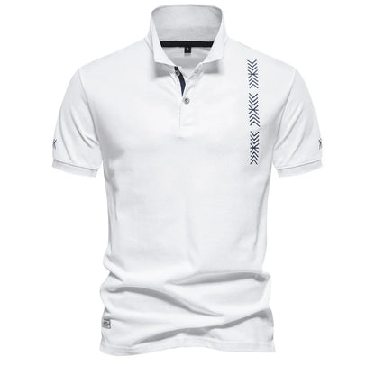 2024 New Summer 100% Cotton Polo Shirt for Men Brand Quality Embroidery Short Sleeve Mens Polos