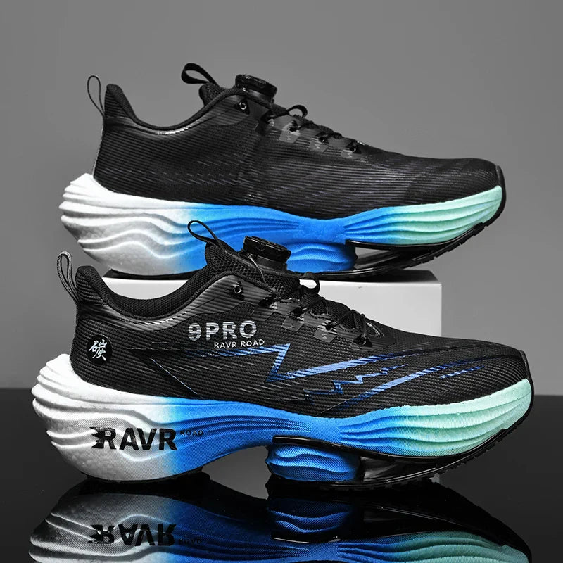 2025 New Men's Running Shoes Cushioning Carbon Plate Racing Marathon Athletic Shoes Comfortable Non-slip Sports Tennis Shoes