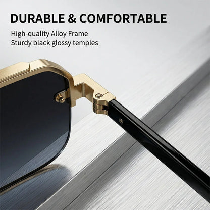 Luxury Square Sunglasses Women UV400 Protection Sunglass Men Vacation Fashion Glasses Gafas De Sol Hombre Lunette Soleil Femme